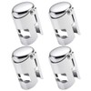 Gobesty Champagne Stainless Steel Stopper, Set of 4 Champagne Stopper