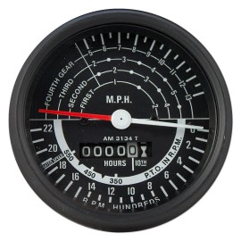 Steiner Tractor Parts AM3132T Tachometer Fits John Deere 430 with 4 Speed Transmission