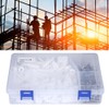 240pcs Expansion Anchors Nylon 304 Stainless Steel Screw Expansion Screw