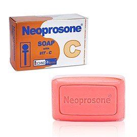 NEOPROSONE Jabón en Barra Limpiador con Vitamina C para Rostro y Cuerpo, Aclarante, Despigmentante, Ayuda a Reducir Manchas e Imperfecciones, para... 