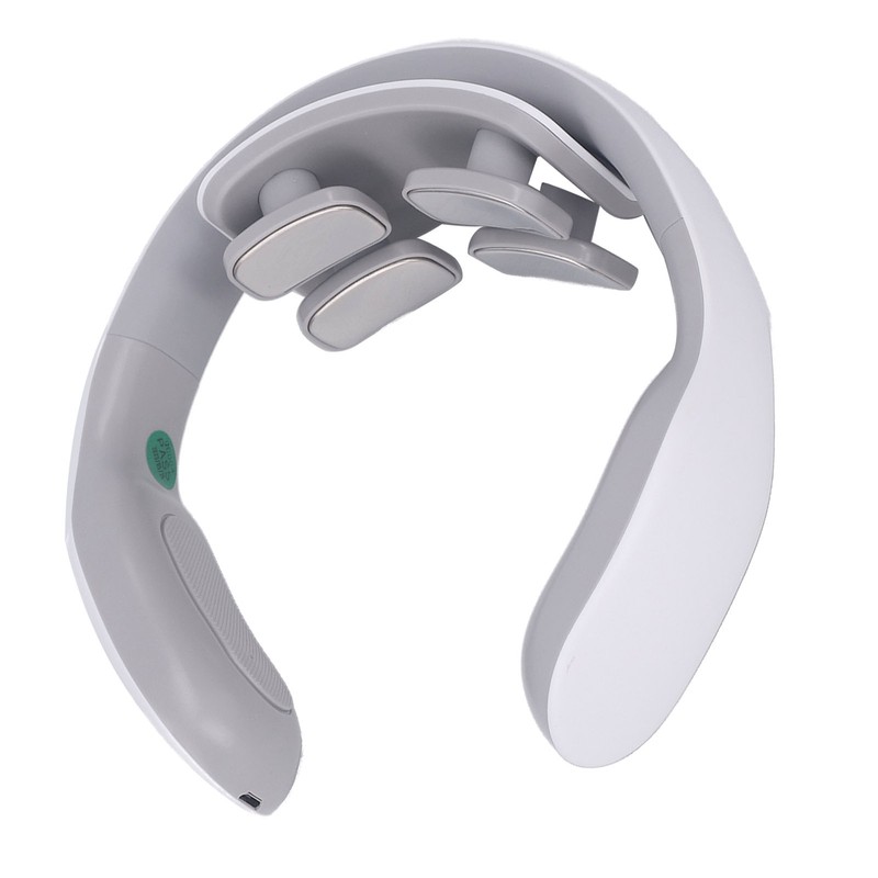 Electric Pulse Neck Massager Adjustable Multi Functional Portable 4 Head