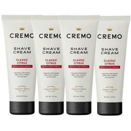 Cremo Cremo Original Shave Cream, Astonishingly Superior Shaving Cream for Men, 6 Fluid Ounce (4 Pack)