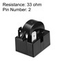 sourcing map 33 Ohm 2 Pin Refrigerator Start Relay for