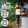 PISKOAN Sprinkler Timer, Programmable Garden Outdoor Hose Feature Timer with