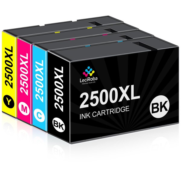 LeciRoba 2500XL Compatible for Canon PGI-2500XL 2500XL Ink Cartridges use