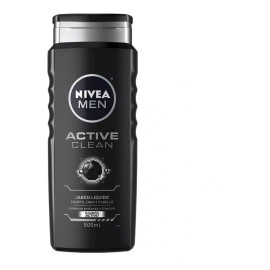 Nivea Jabón Líquido Corporal Nivea Active Clean Carbón Act 500ml