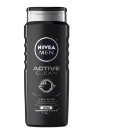 Nivea Jabón Líquido Corporal Nivea Active Clean Carbón Act 500ml
