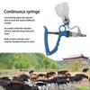 0.5ml‑6ml Livestock Syringe Adjustable Continuous Vaccine Livestock Syringe for Cattle