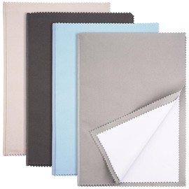 4pcs Jewelry Cleaning Cloth – Extra Large Silver Polishing Cloth 10x12 Inch, Tarnish Remover Fabric For Sterling Silver, Gold & Platinum – Safe For Diamonds, Gemstones,Watches, Coins, Silverware