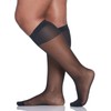 Berkshire Women's Plus Size Comfy Curvy Cuff Socks, Black