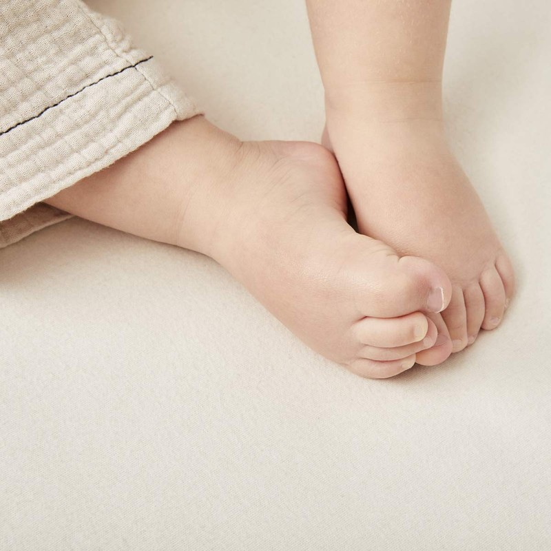 The Little Green Sheep Waterproof Mattress Protector, Organic Cotton, (to