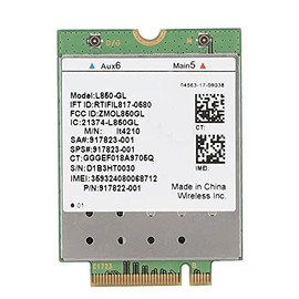 LICAEVEY Tarjeta WCDMA Network WiFi Tarjeta 4G LTE Módulo Adaptador de Red Inalámbrico, L850-GL Módulo 4G Wireless LTE-FDD WCDMA Tarjeta WiFi de Red para ProBook 440 G5