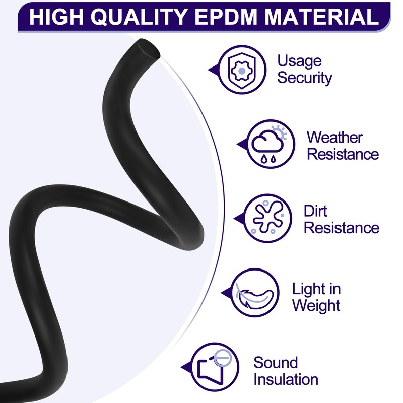 ToLanbbt Backer Rod EPDM Rubber 1" Diameter x 20' Length