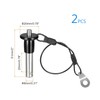 2Pcs 304 Stainless Steel Ball Locking Pins, Push-Button Locking Quick