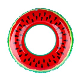 Tabanzhe Inflatable Swim Ring-Watermelon Swimming Pool Floats Inflatable Swimming Ring for Kids Summer Pool Beach Supplies for Pool Party Water Sports