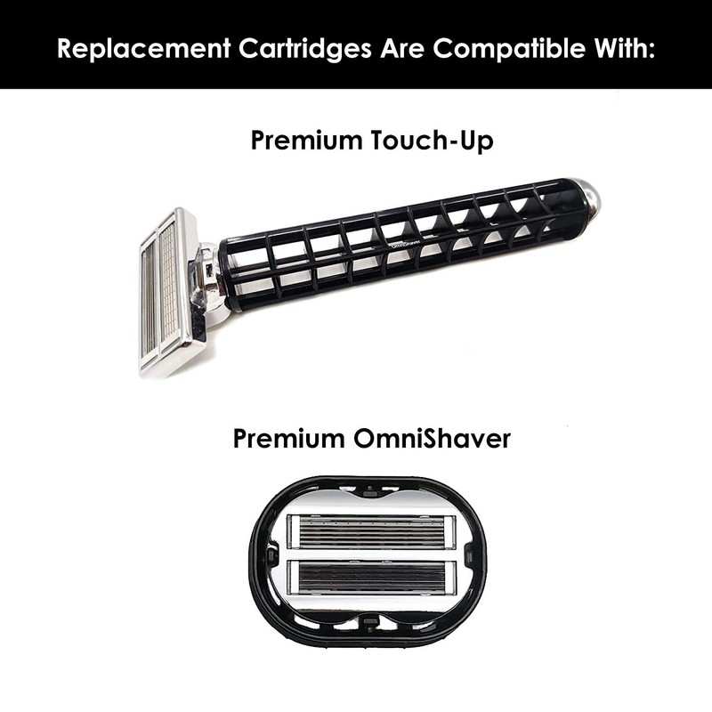Kit de recambio de cartucho de repuesto Omnishaver Premium con