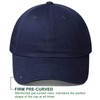 GADIEMKENSD Gorra de béisbol lisa para niños, ajuste sin construir,