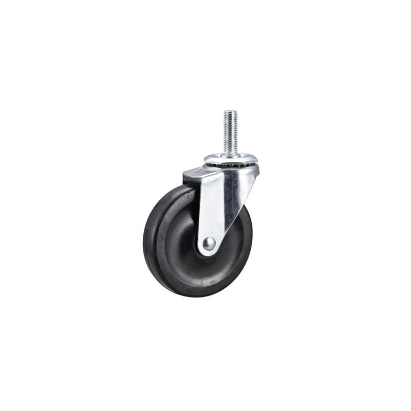 Projex 3 in. D Swivel Soft Rubber Caster 115 lb