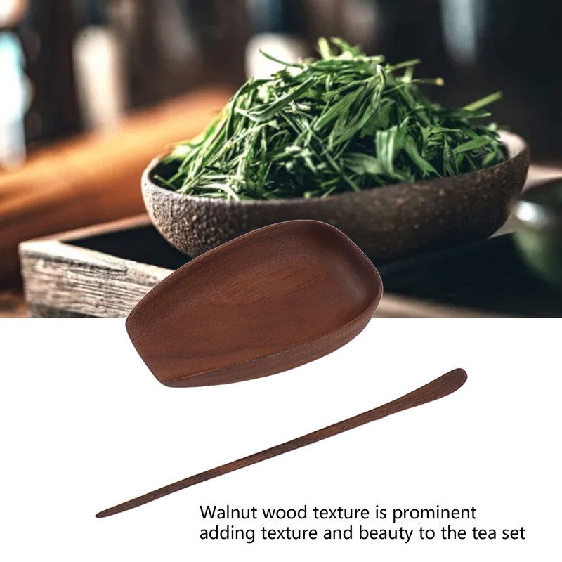 Walnut Wood Tea Utensil Tea Spoon Tea Scoop Chinese Gongfu