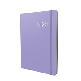 Collins Legacy 2025 Planner - A5 Week To View Diary - Lilac - (CL53.55-25) - Professional Weekly Planner with Soft Touch Cover
