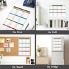 2026-2027 Academic Calendar 2-Pack (11x17"), Laminated + Cardstock, Reversible Vertical/Horizontal,