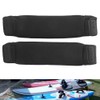 A Pair of Black Kiteboard Kitesurfing Surf Board Foot Straps