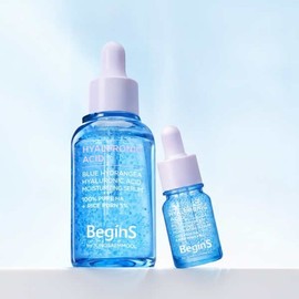 [100,000 Nano Hyal 3 Second Moisture Plumping] Begins by Jeong Saem Mool Blue Hydrangea Hyal Moisture Serum (30ml+10ml) Special / [10만나노히알3초수분플럼핑]비긴스바이정샘물 블루 수국 히알 수분세럼 (30ml+10ml) 기획