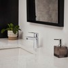GROHE Bauloop Single Hole Single-Handle S-Size Bathroom Faucet 1.2 GPM,