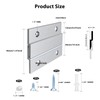 French Cleat Picture Hanger 2 Inches Aluminum Z Hanger Supports