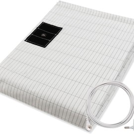 Grounding Sheets, 95% Organic Cotton+ 5% Pure Silver Fiber, Grounded Sheets with Grounding Cord, Bed Grounding Kit for Healthy Sleep Therapy [white] - Bedding Size: 60*80in
