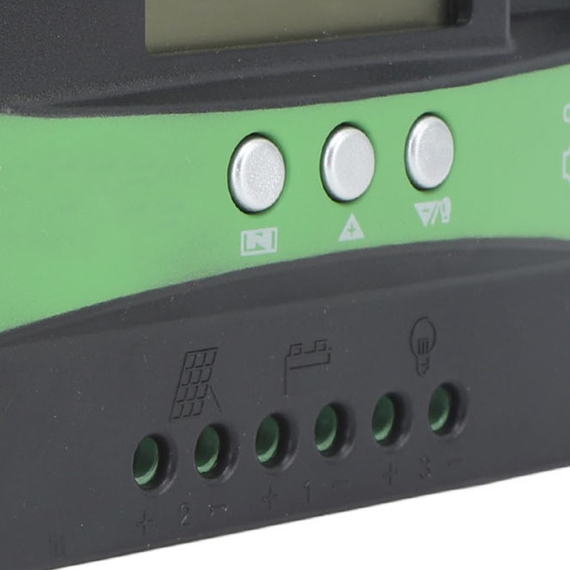 Solar Charge Controller with Dual USB Port 12V 24V MPPT