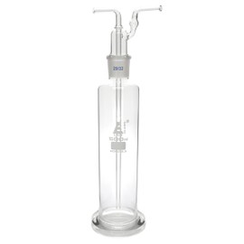 EISCO Drechsel Bottle for Gas Washing, 500ml, Interchangeable Joint Head 29/32, Borosilicate 3.3 Glass Labs