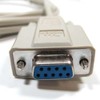 SF Cable, 10ft DB9 M/F Null Modem Cable