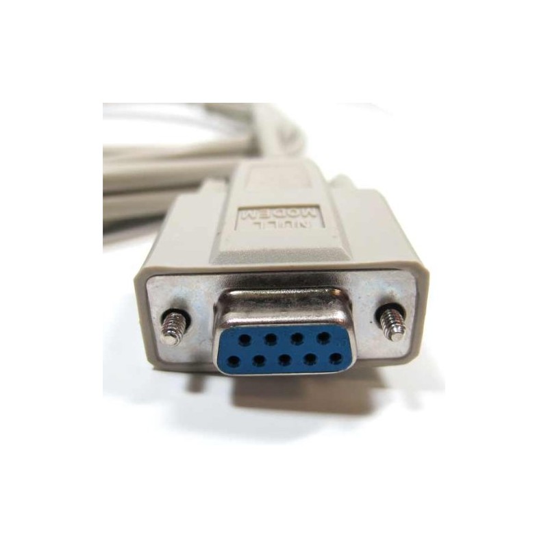 SF Cable, 10ft DB9 M/F Null Modem Cable
