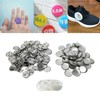 100 Sets Blank Button Badge Parts Set Round Shape Rust