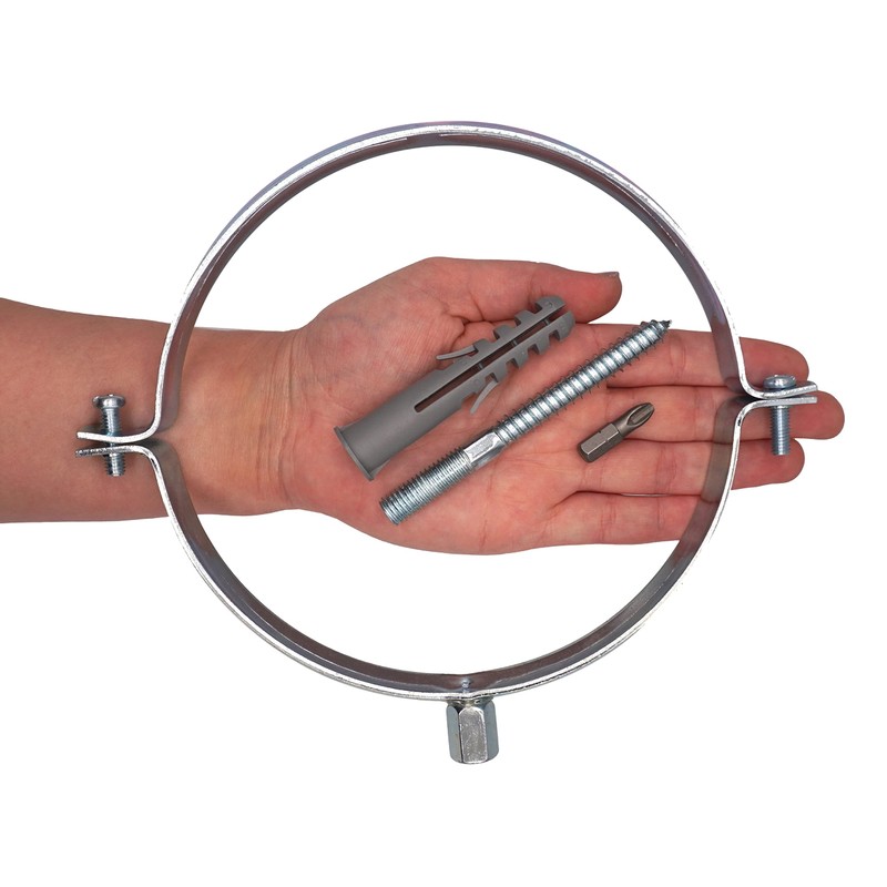 SKIR'CO (1 pc) Pipe Bracket for 160 mm Pipes, Pipe