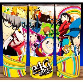 Unbranded Glow in the Dark Persona 4  Golden Gaming RPG Anime Cup Mug Tumbler 20oz
