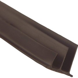 Pemko - S773D17 Silicone Adhesive-Backed Fire/Smoke Gasketing, Dark Brown Silicone Finish, 0.5" W x 0.375" H x 17' L