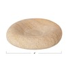 Creative Co-Op Sandstone Organic Shaped Incense Holder, Natural Color