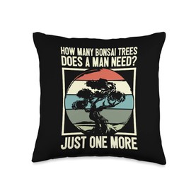 Bonsai Master Bonsai Tools Bonsai Lover Bonsai Tree Owner Throw Pillow