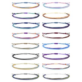 Roe Dolph Blue Friendship Bracelets for Women Gifts Trendy Stuff String Bracelets Waterproof Summer Wave Surfer Bracelets Adjustable Ankle Bracelets Beach Bracelets Stocking Stuffers Gifts