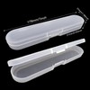 Honbay 4PCS Plastic Digital Thermometer Storage Case Containers Acne Needle