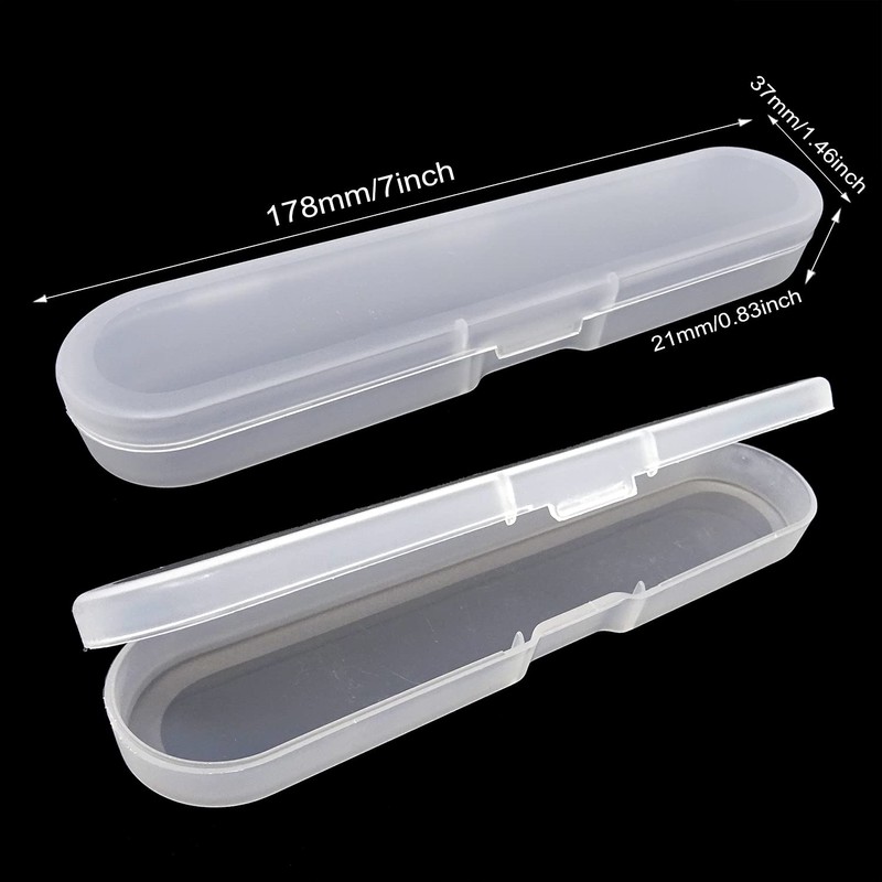Honbay 4PCS Plastic Digital Thermometer Storage Case Containers Acne Needle