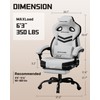 GTPLAYER Gaming Chair for Adults, Ergonomic High Back Chair with