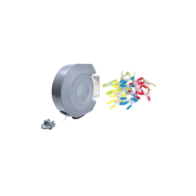 Retractable Washing Drying Line 15m Indoor and Outdoor Strong Clothes