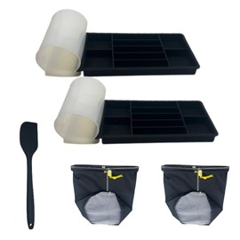 Inverbrooke Easy Magic Butter Set - Infused Herbal Butter Kit - Cocktail Craft Ice Cube Tray - All Essentials included - Silicone Mold, Spatula and Micron Bags