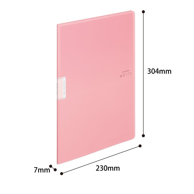 Kokuyo file clear. Book Motte A4 10 Sheets Pocket Light