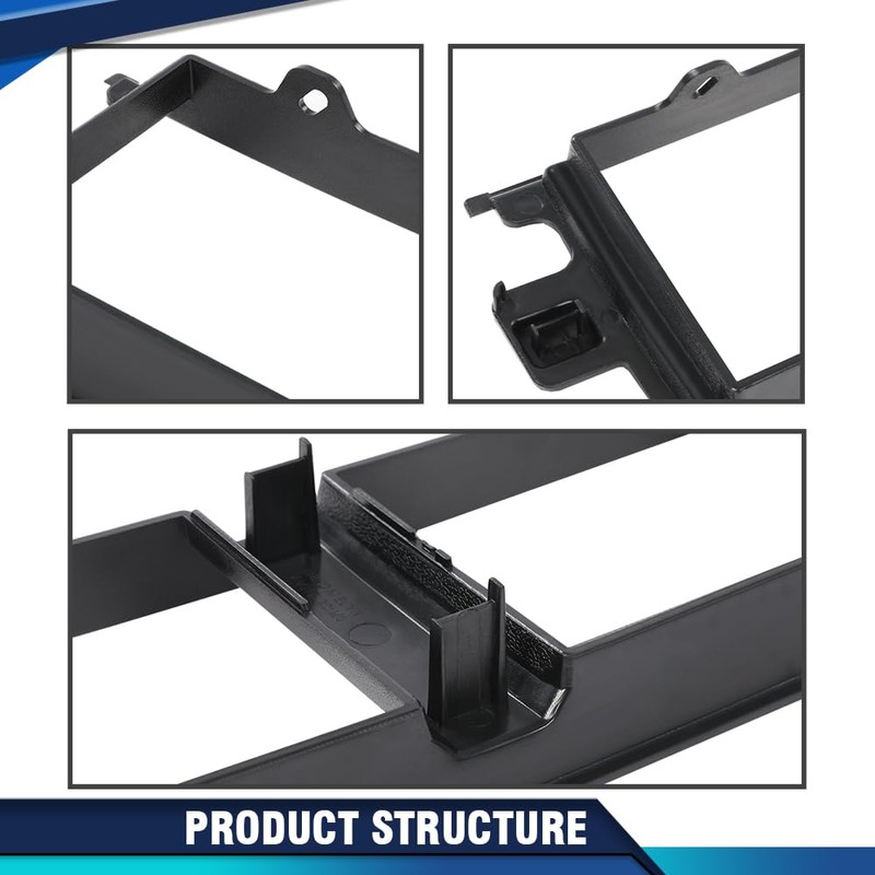 PIT66 Front Bumper Center Cover W/o Metal Clips, Compatible With