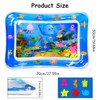 TOPJOWGA Water Mat Baby, Baby Water Play Mat, Inflatable Play