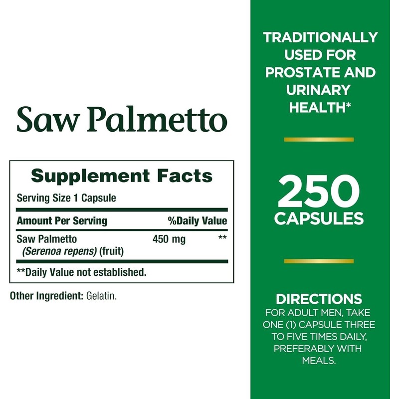 Nature’s Bounty Nature's Bounty Saw Palmetto,Herba